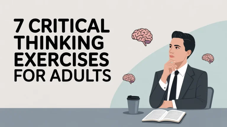 7 Critical Thinking Exercises for Adults