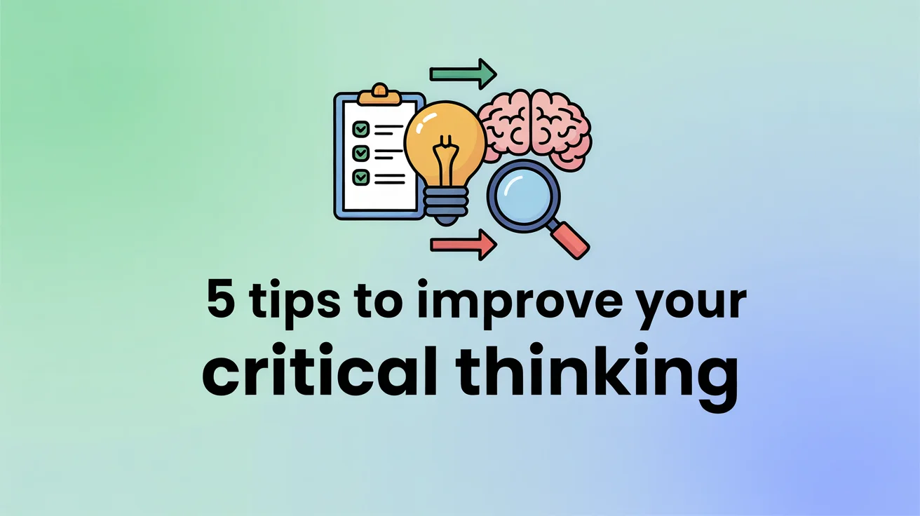 5 Tips to Improve Your Critical Thinking