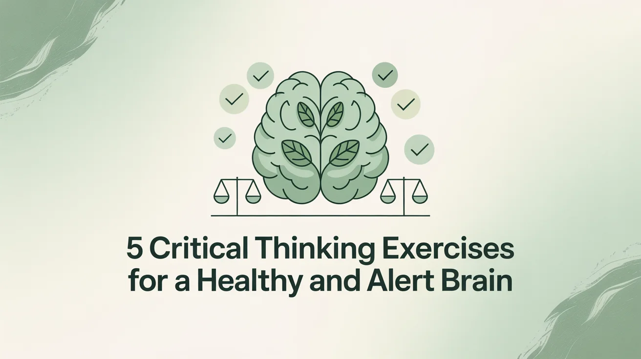 5 Critical Thinking Exercises for a Healthy and Alert Brain